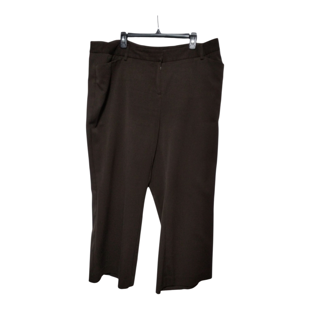 Lane Bryant Brown Wide Leg Pants Size 20P